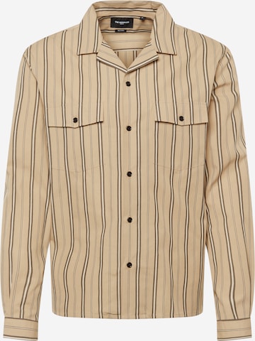 The Kooples Regular Fit Skjorte i beige: forside