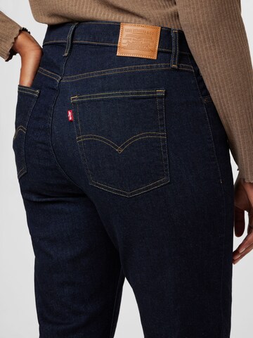 Levi's® Plus Szabványos Farmer '724 PL HR Straight' - kék