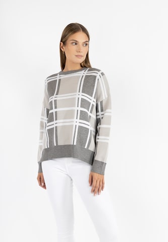 Pull-over RISA en gris : devant