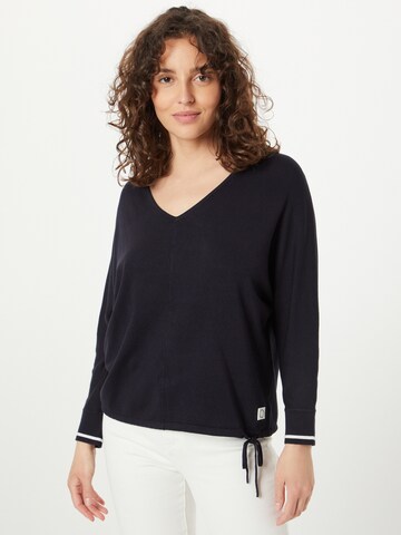 Pull-over comma casual identity en bleu : devant