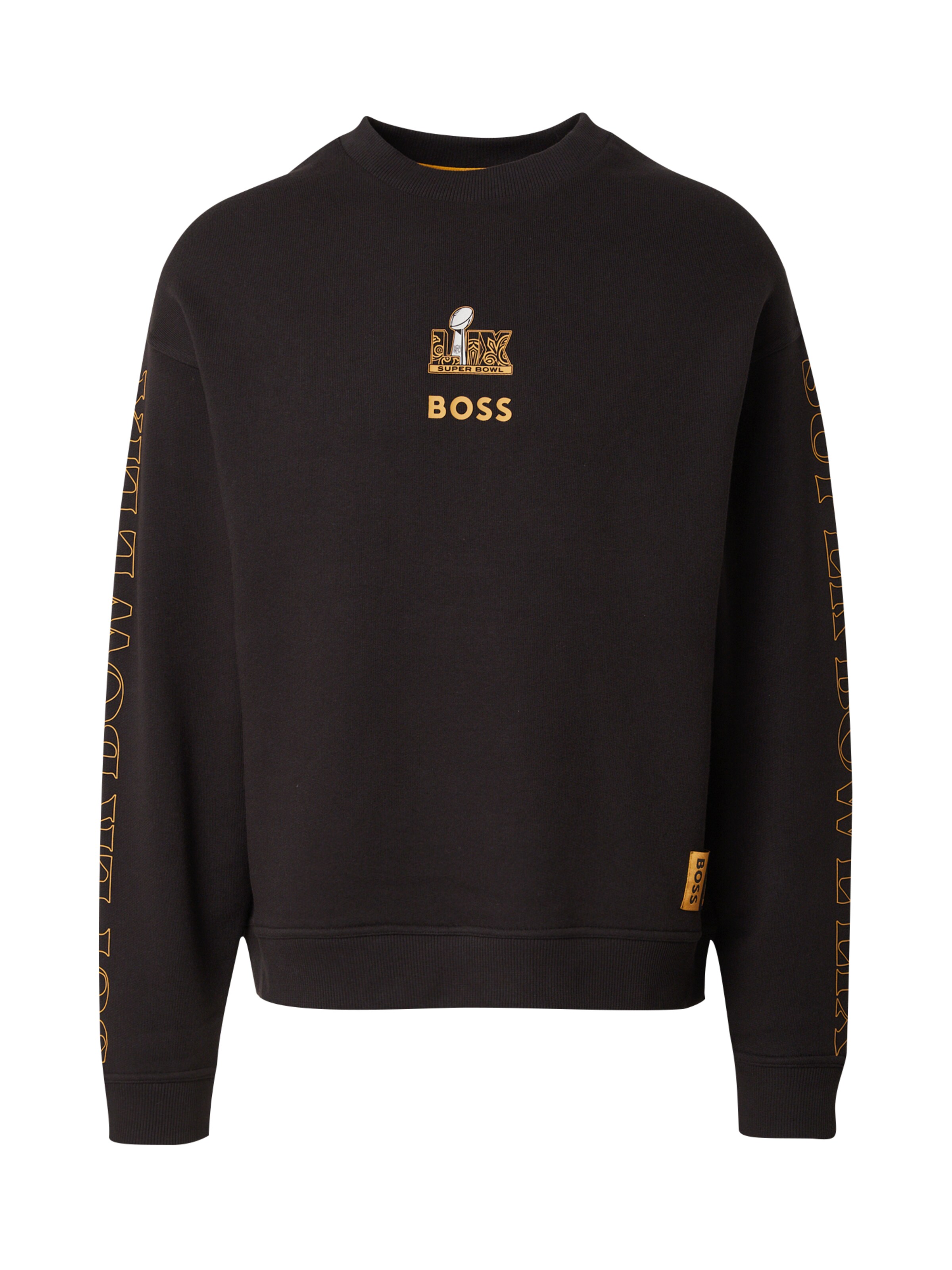 melns BOSS Sportisks džemperis 'White_NFL': no priekšpuses