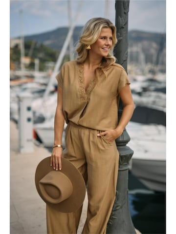 nukus Baggy Broek 'merel' in Beige