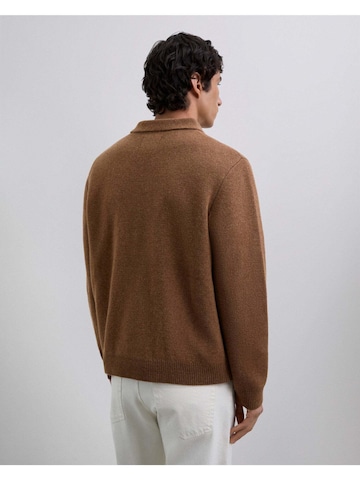 Scalpers Strickjacke 'Icon Hedwing' in Braun