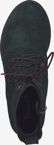 THINK! Lace-Up Ankle Boots in Green