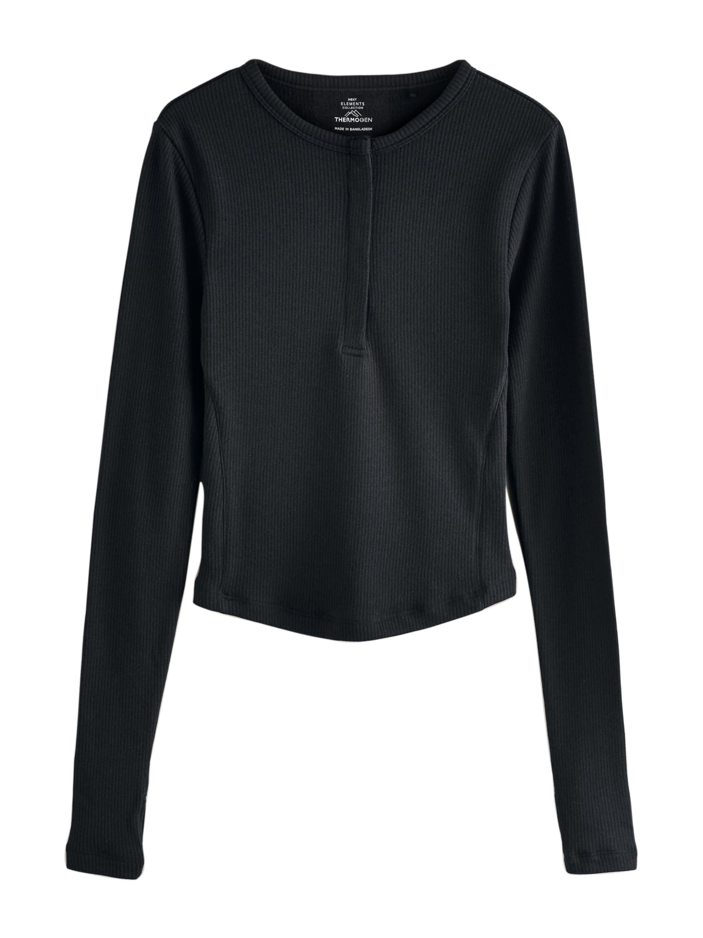 Next T-shirt i svart: framsida