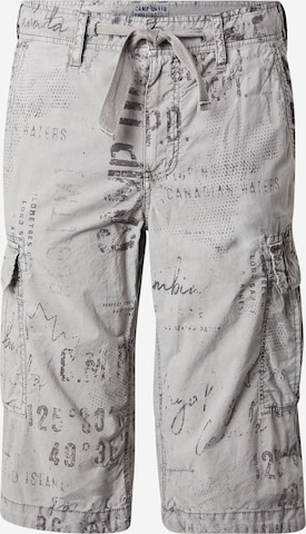 CAMP DAVIDregular Cargo hlače - siva boja: prednji dio