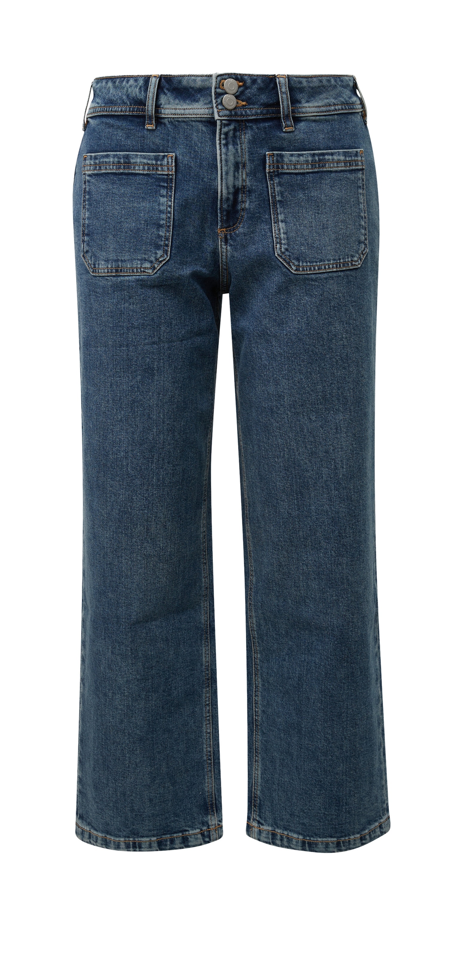 QS Jeans in Blauw: voorkant