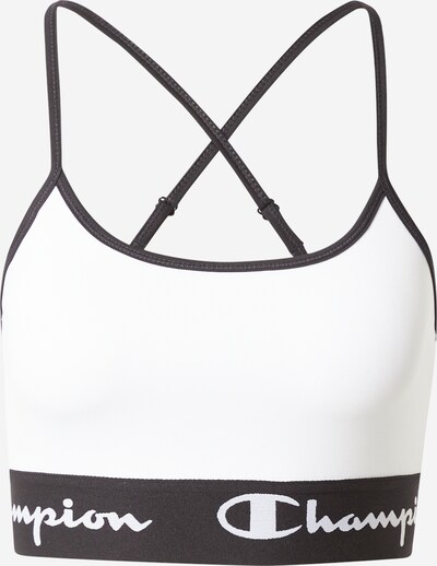 Champion Authentic Athletic Apparel Sport bh in de kleur Zwart / Wit, Productweergave