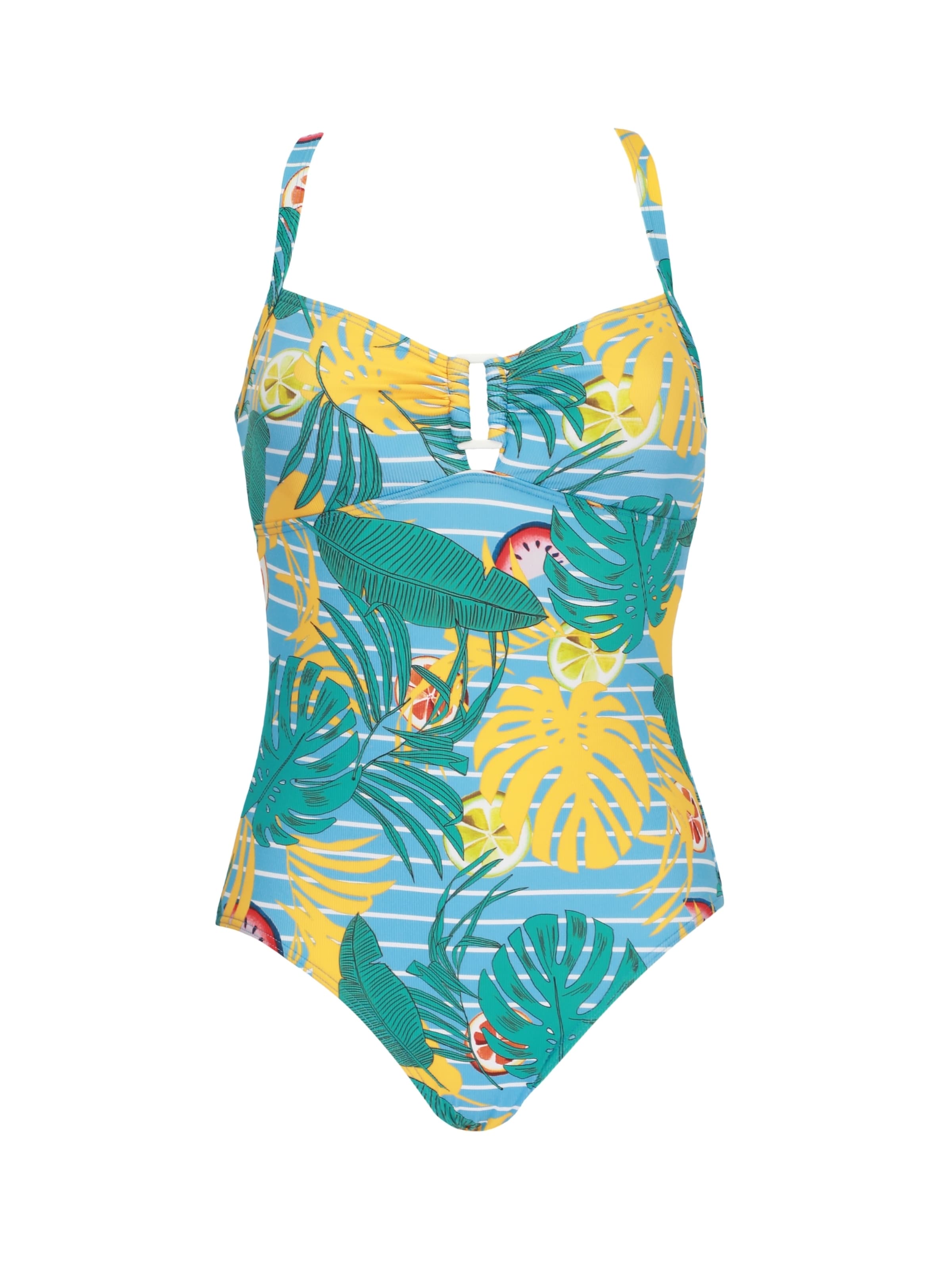 Bustier Maillot de bain VIVID en bleu : devant