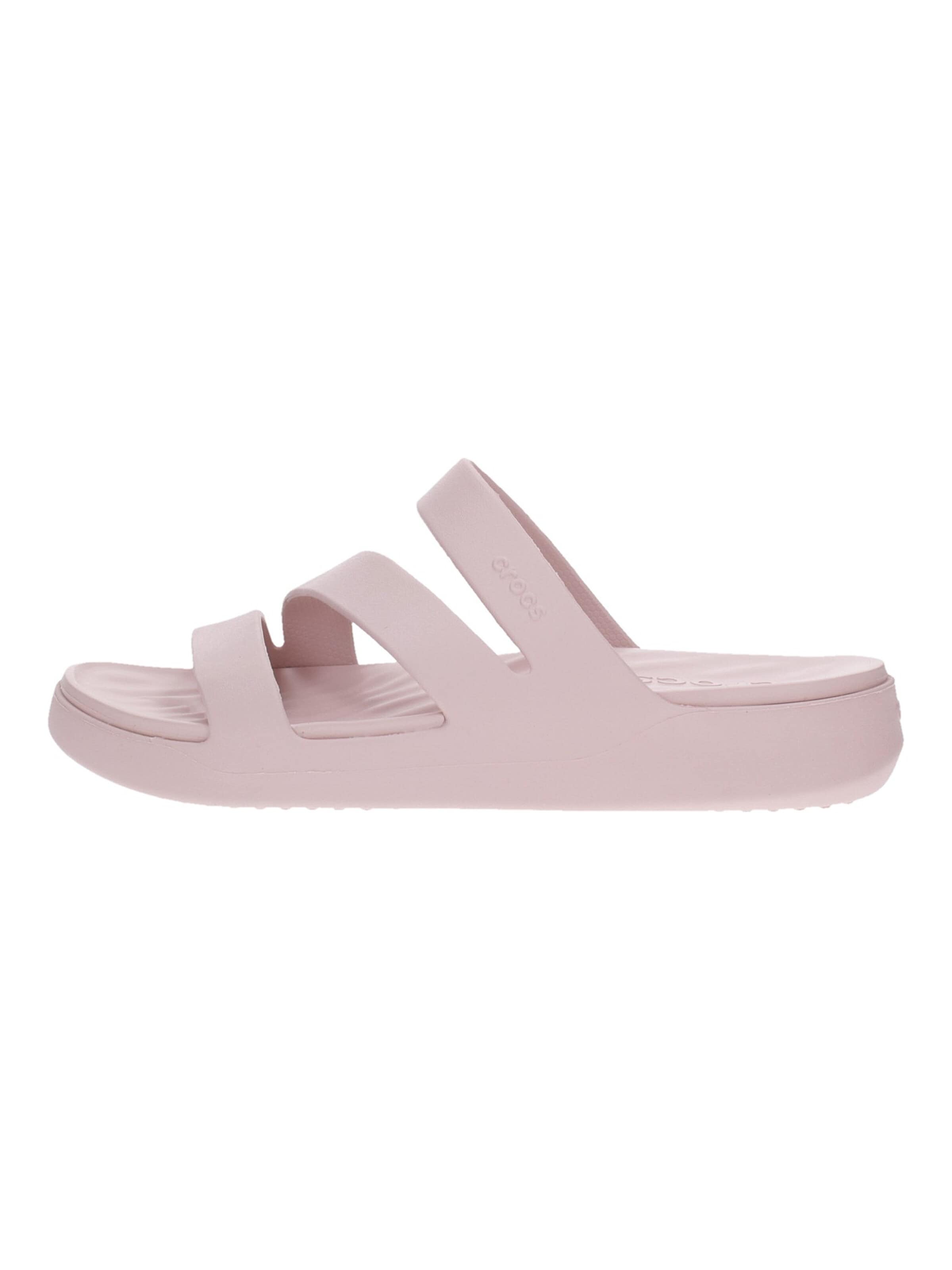 Zoccoletto 'Crocs Ciabatta Getaway Strappy' di Crocs in rosa: frontale