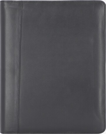 Alassio Document Bag 'Monza' in Black: front