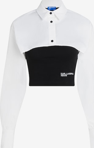 KARL LAGERFELD JEANSBluza - crna boja: prednji dio