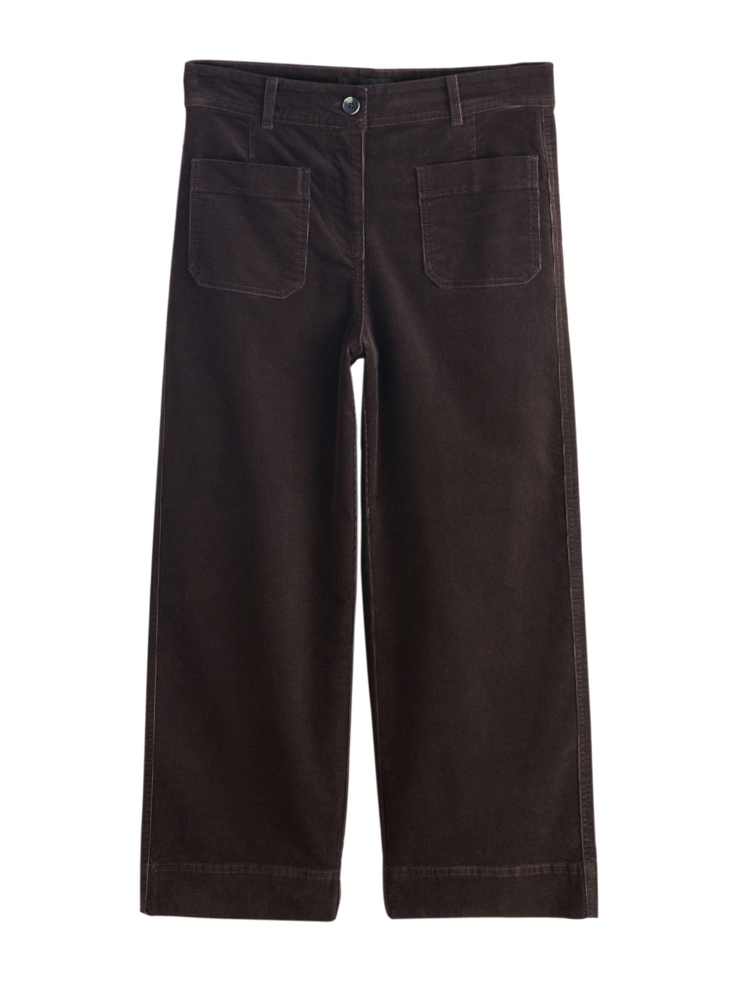 Next Wide Leg Hose in Braun: Vorderseite