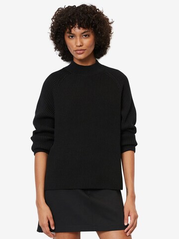 Marc O'Polo DENIM Pullover (GOTS) in Schwarz: predná strana