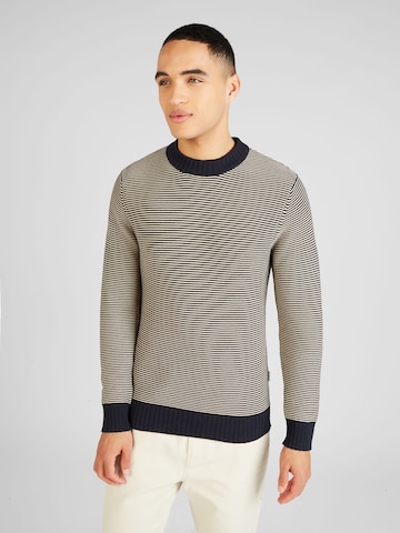 SELECTED HOMME Sweater 'ROBERT' in Blue: front