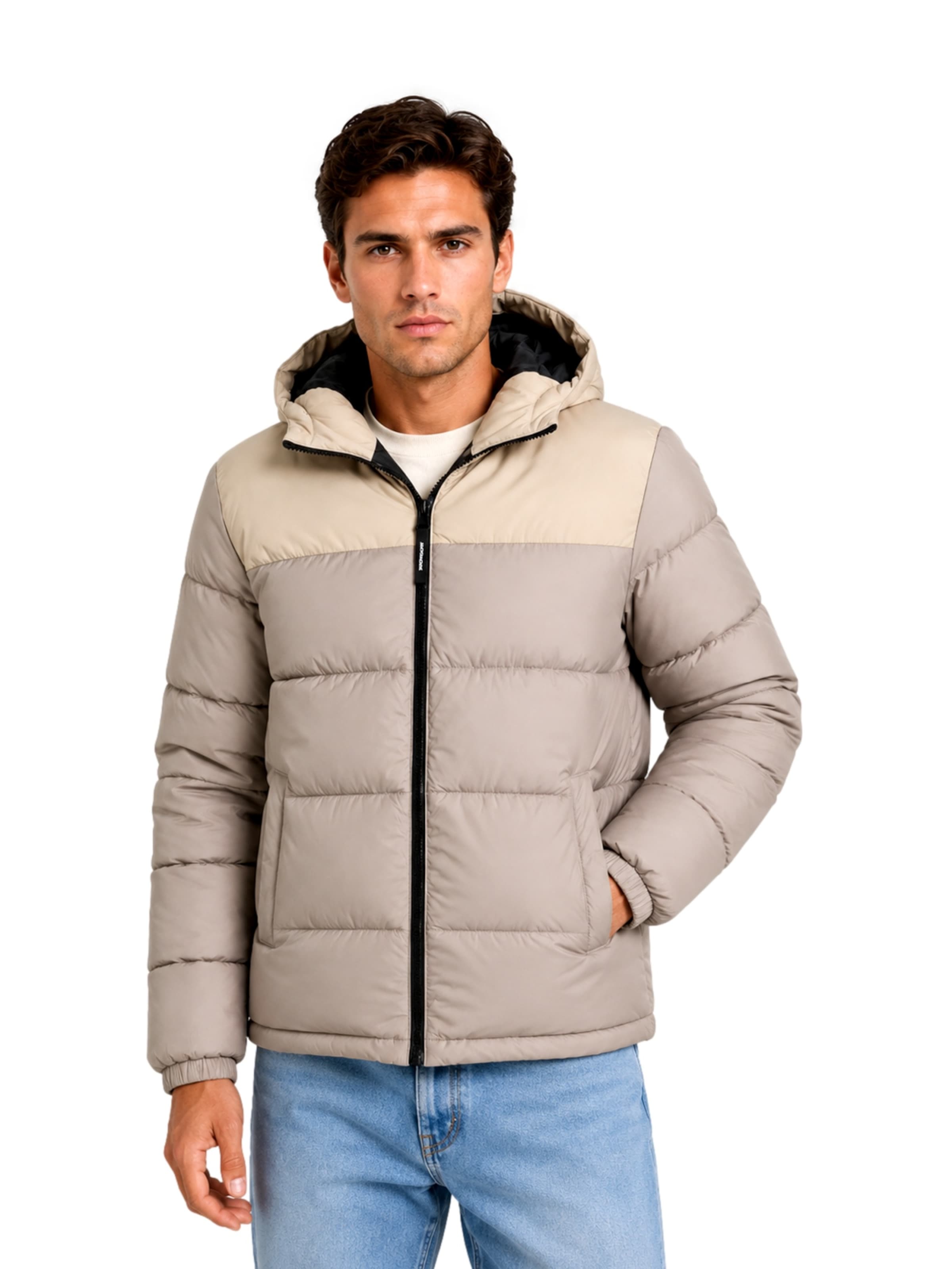 JACK & JONES Vinterjakke 'Hili' i beige: forside