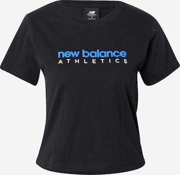 new balance Тениска в черно: отпред