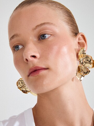 Orecchini ' Virel ' di Pilgrim in oro: frontale