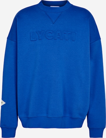 LYCATI exclusive for ABOUT YOU - Sweatshirt 'Inning' em azul: frente