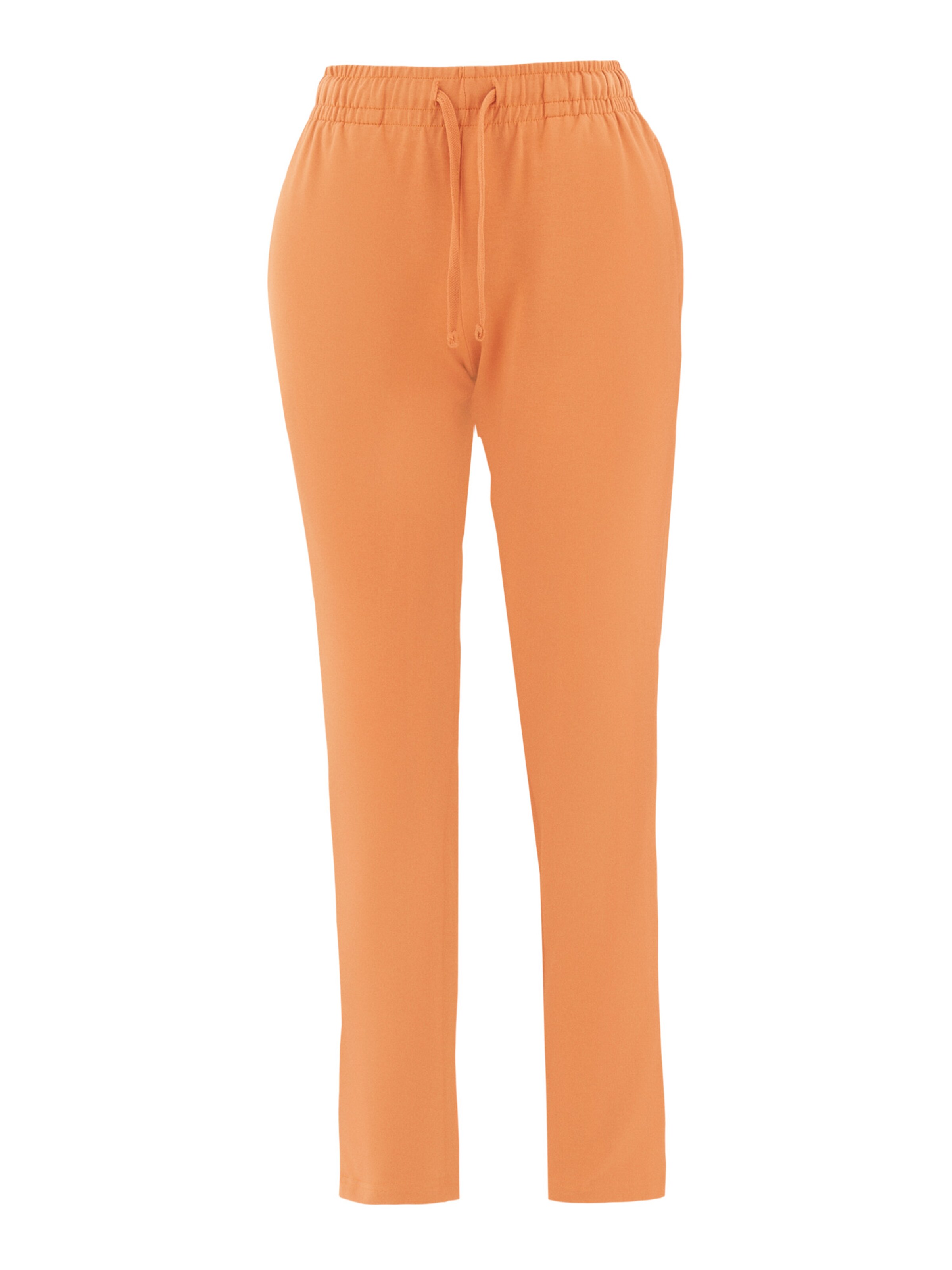 Organication Pants in Orange: front