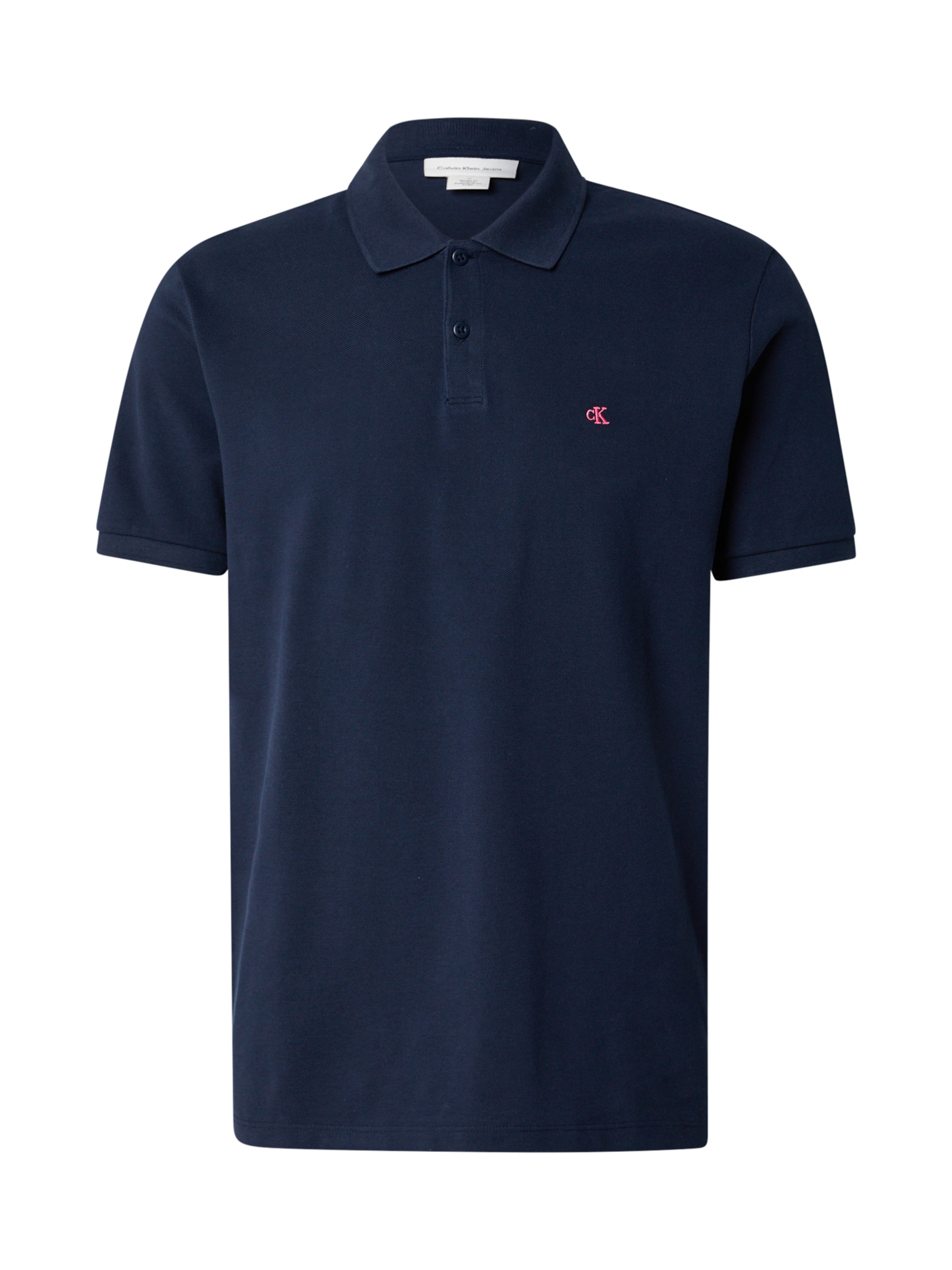 Tricou de la Calvin Klein Jeans pe albastru: față