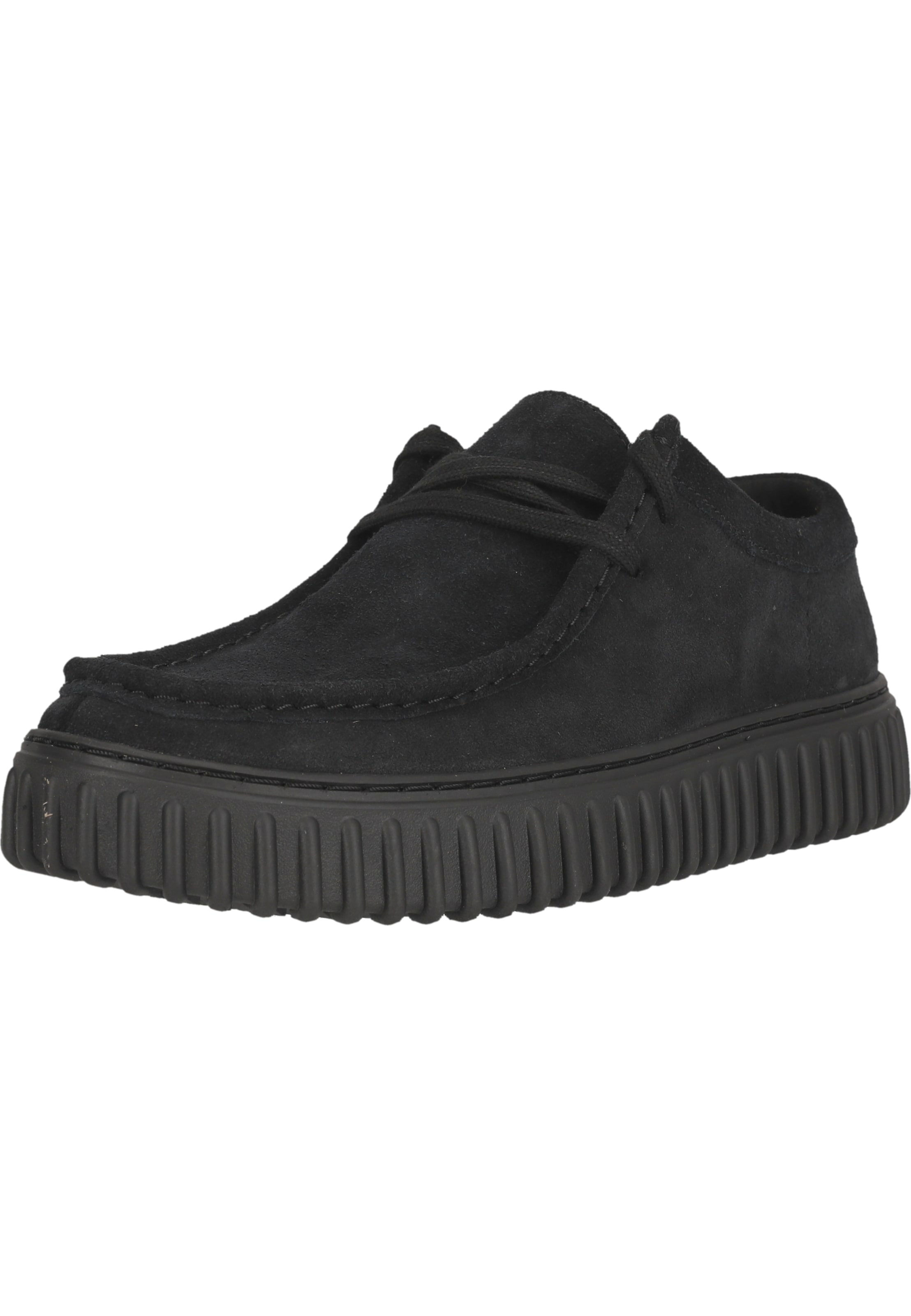 CLARKS Moccasin 'Torhill Lo' in Black: front