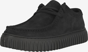 CLARKS Moccasins 'Torhill Lo' in Black: front