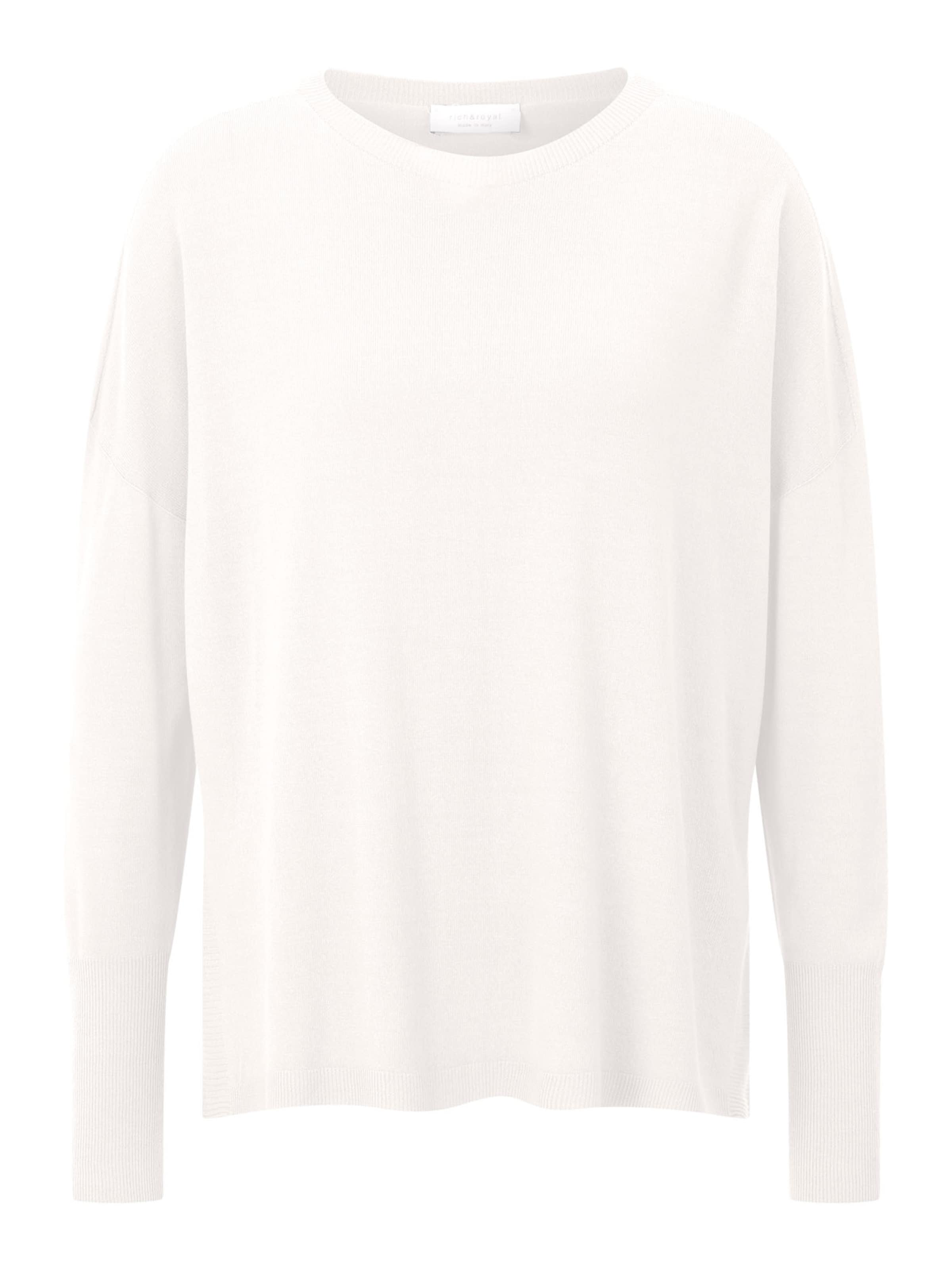 Rich & Royal Pullover in Weiß: Vorderseite