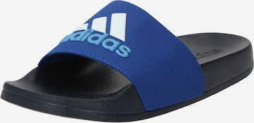 ADIDAS SPORTSWEAR Beach & Pool Shoes 'ADILETTE SHOWER' in Blue: front