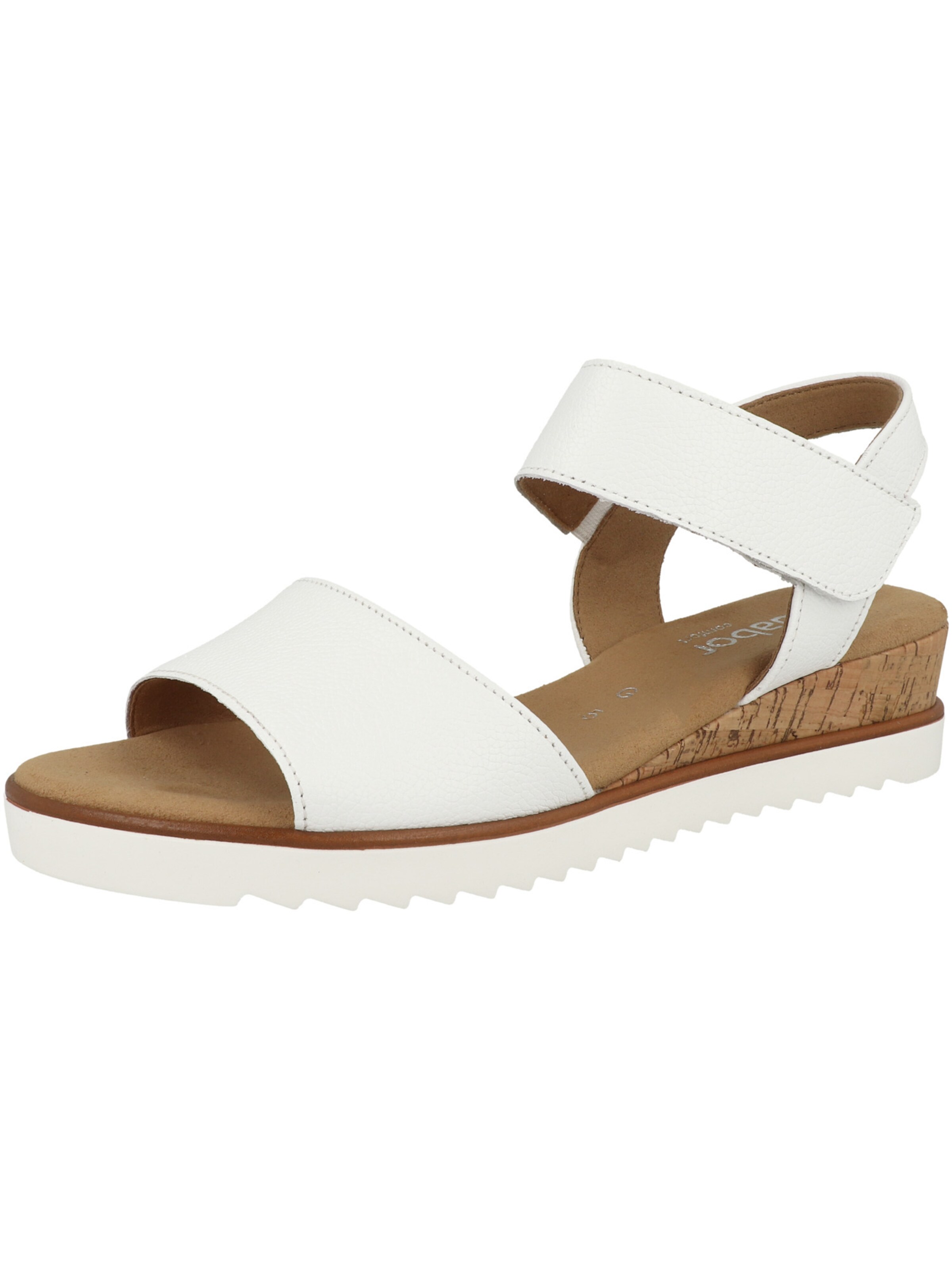 GABOR - Sandália '62.750' em branco: frente