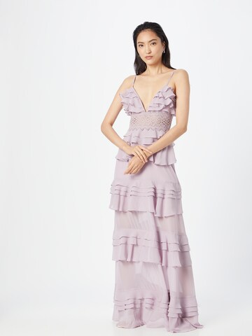 Robe de soirée True Decadence en violet