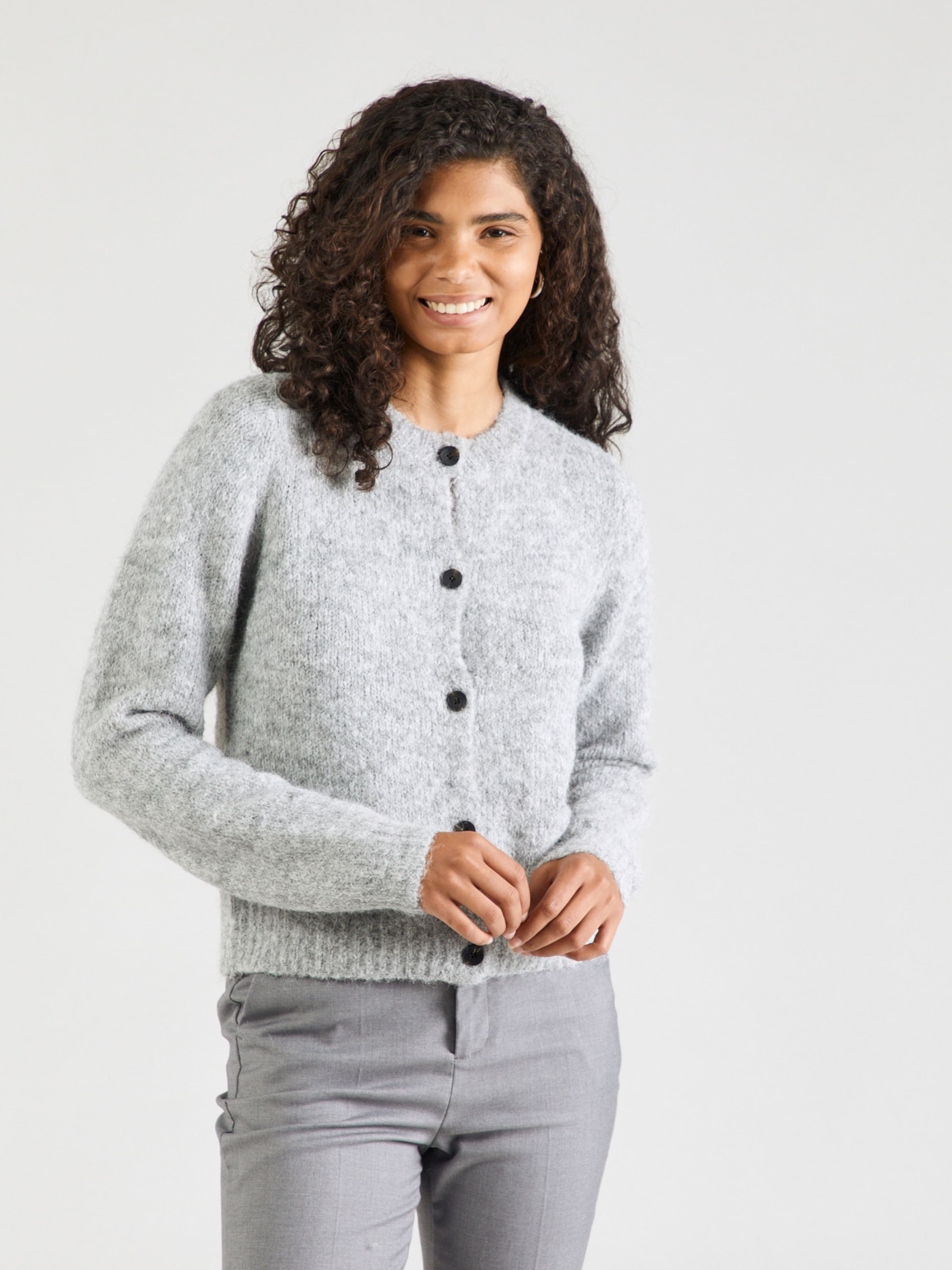 Knit cardigan Grey for women Buy online ABOUT YOU