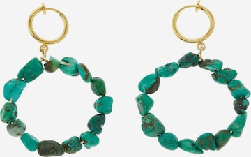 Gemshine Earrings in Green: front