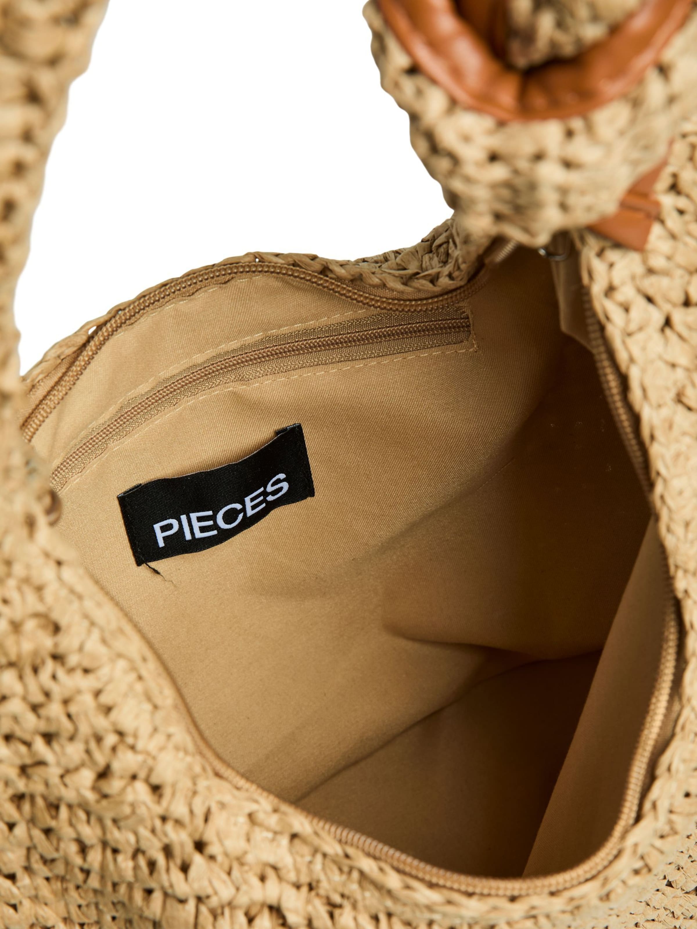 PIECES - Bolso de hombro 'PCKanala' en marrón