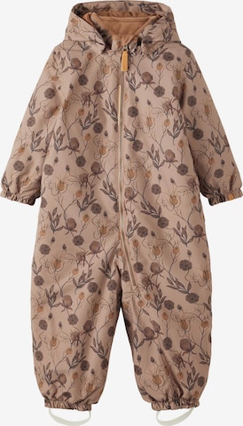 Lil ' Atelier Kids Athletic Suit 'SNOW' in Brown: front