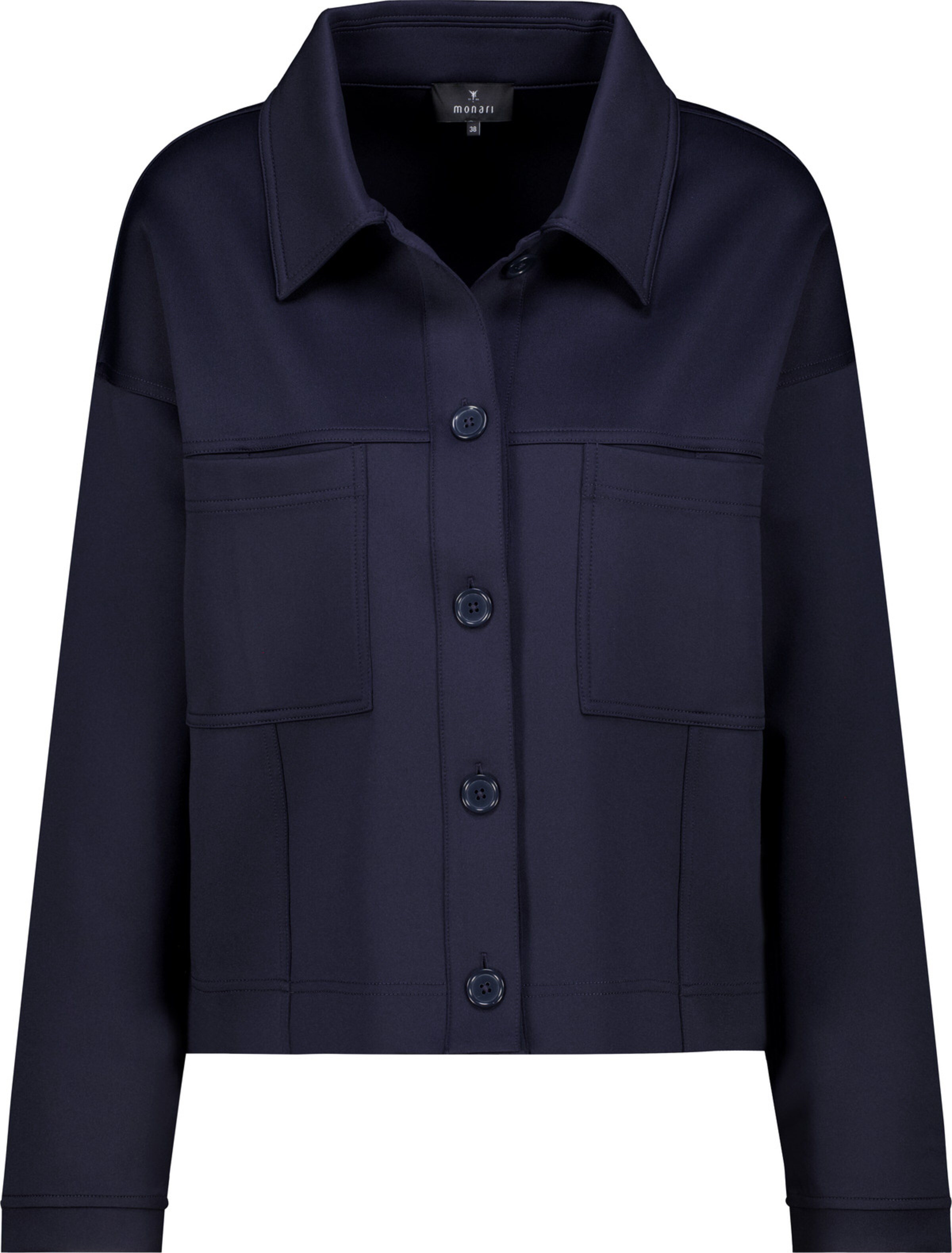 monari Sweatjacke in Blau: Vorderseite