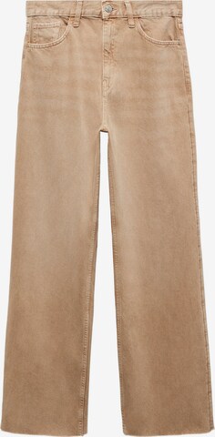 MANGO Regular Jeans 'DENVER' in Beige: predná strana