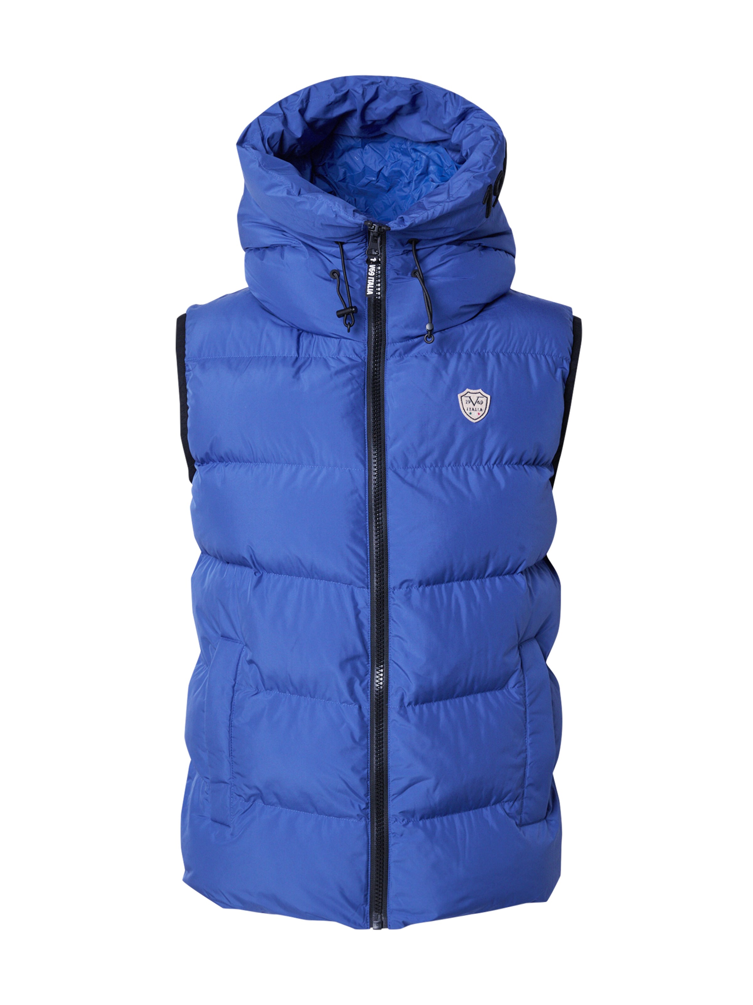 19V69 ITALIA Vest 'Joe' in Blue: front