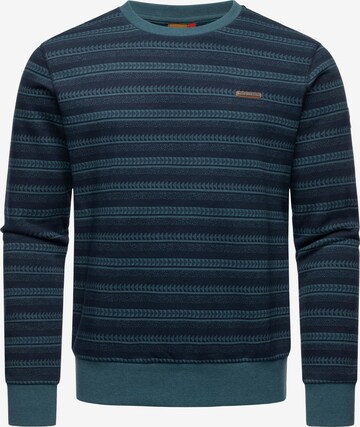 Ragwear Sweatshirt 'Inddie' in Blue: front