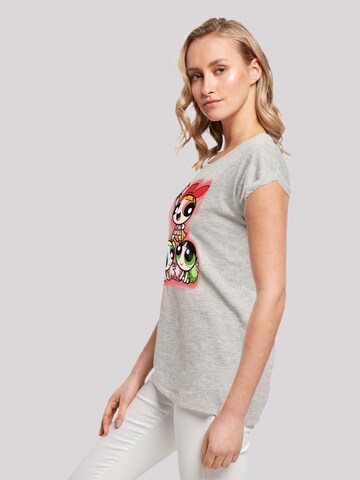 F4NT4STIC Shirt 'Powerpuff Girls Cheerleaders' in Grey