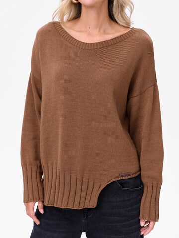 Blue Shadow Sweater in Brown