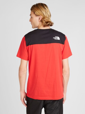 THE NORTH FACE - Camisa 'Icon T-Shirt' em vermelho