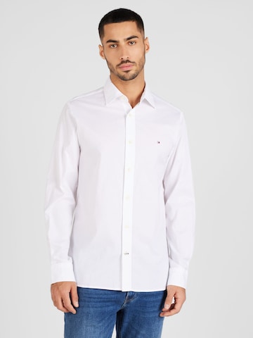 TOMMY HILFIGER Regular fit Button Up Shirt in White: front