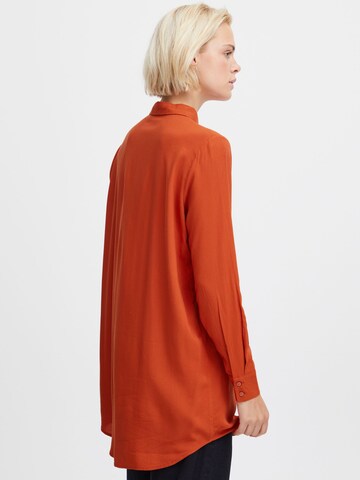 ICHI - Blusa ' MAIN' em laranja