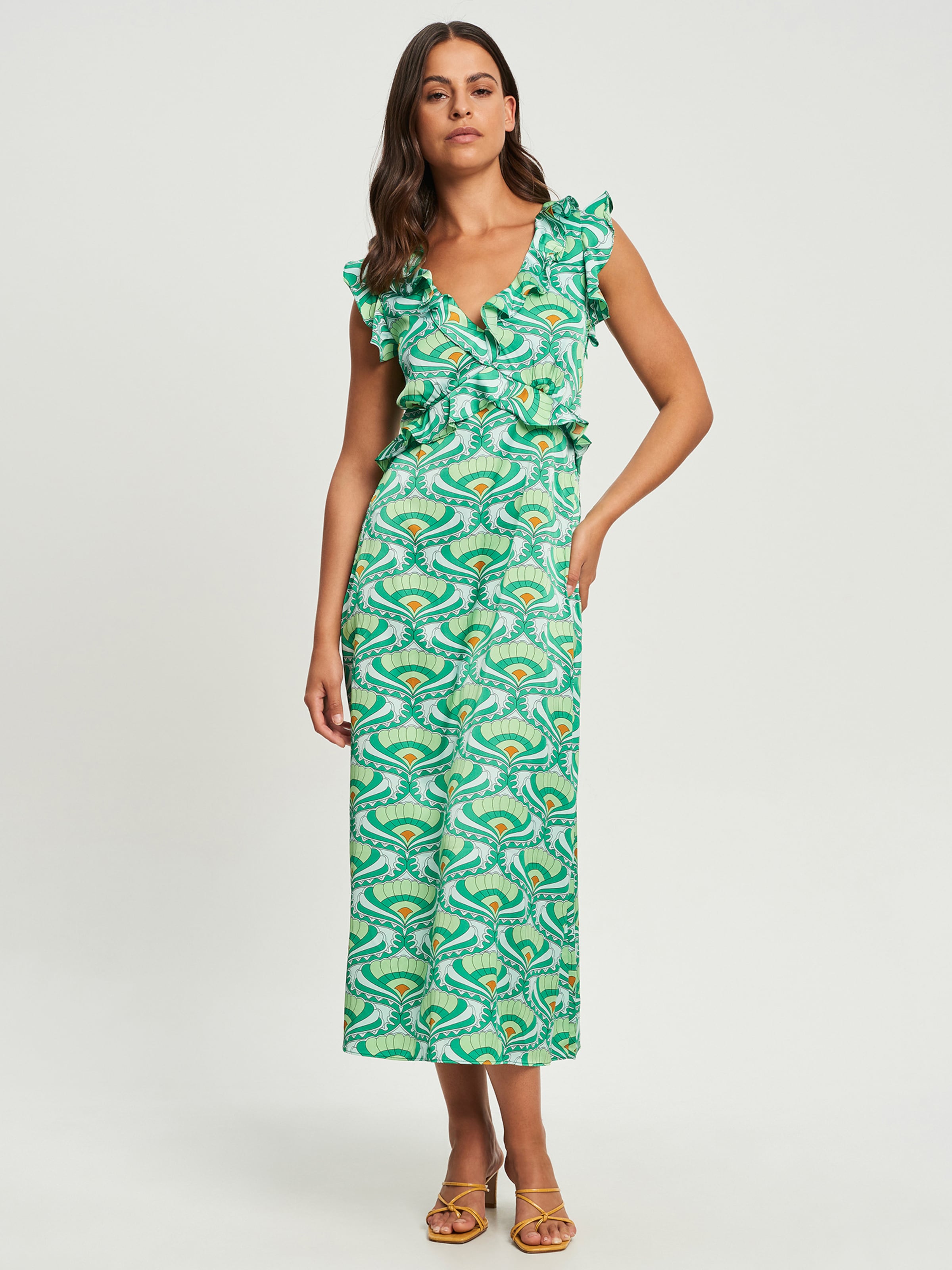Robe THERISE Savel en Menthe Jade Vert Pastel ABOUT YOU