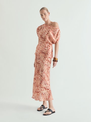 Scalpers Skirt in Orange: front