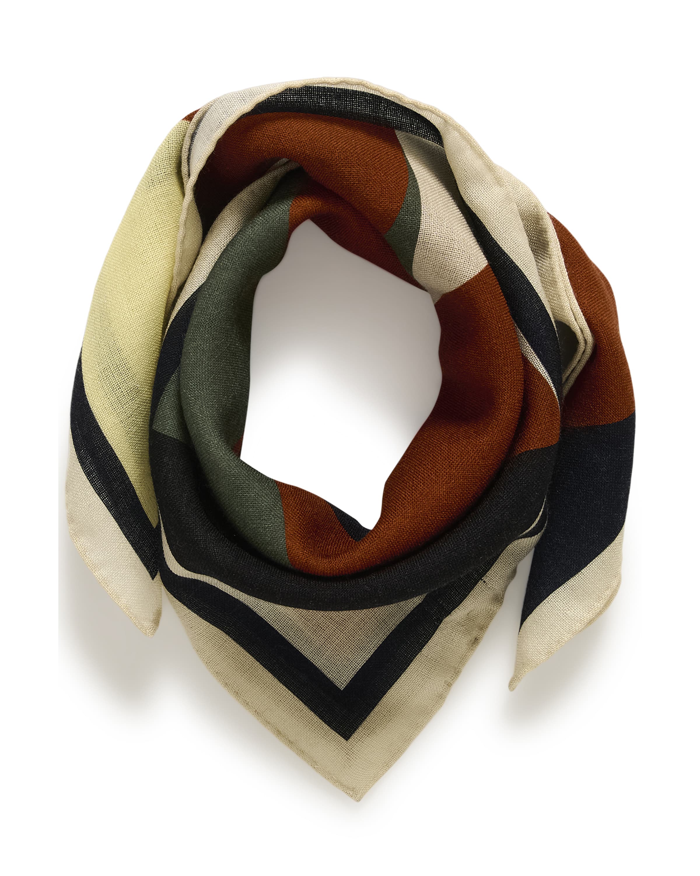 Écharpe 'Woolba' Matinique en beige : devant