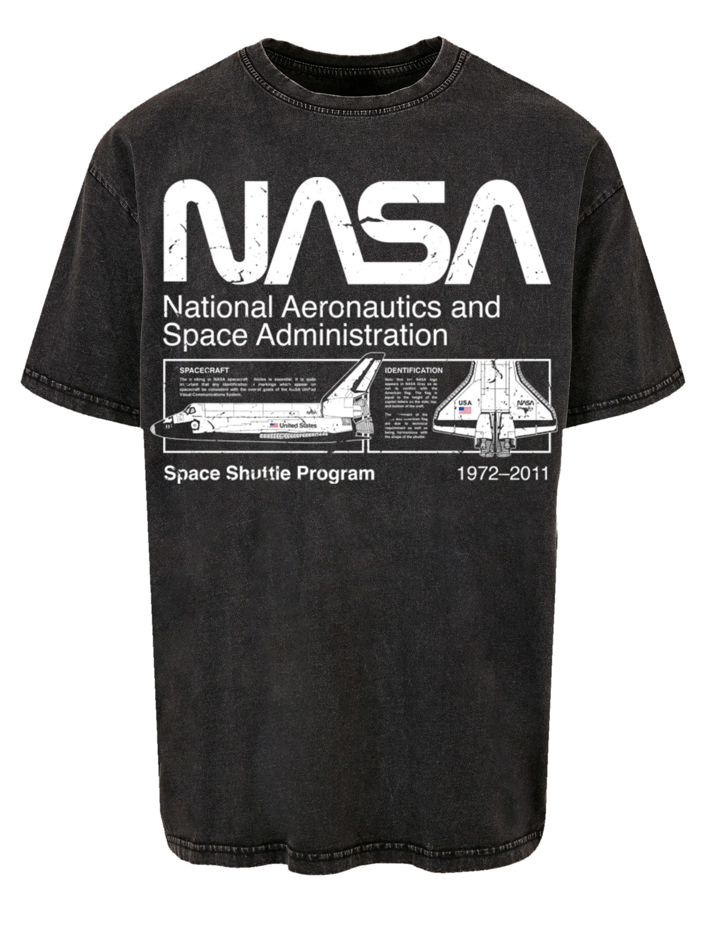 F4NT4STIC Shirt in Zwart: voorkant