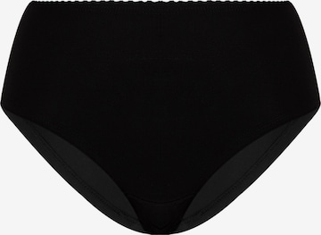Albero Natur Boyshorts 'Damen Pants aus Bio-Baumwolle mit Spitze' in Black: front