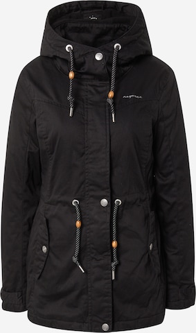 Ragwear Between-seasons parka 'QUELA' in Black: front